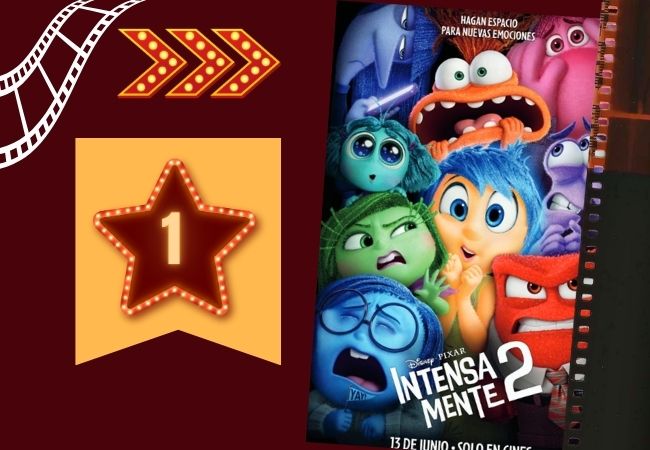 INTENSAMENTE 2 numero 1 película más taquillada